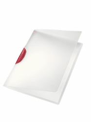 Esselte 41750025 report cover Polycarbonate, Polypropylene [PP] Red, Translucent 