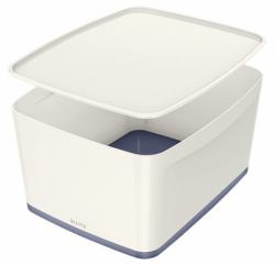 Esselte 5216-10-01 Storage box Rectangular Acrylonitrile butadiene styrene [ABS] Grey, White 