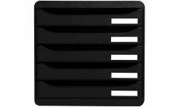Exacompta 309714D desk tray/organizer Polystyrene Black 