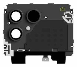 Fairphone F6TOPU-1ZW-WW1 mobile phone spare part Rear housing cover & camera lens Black 