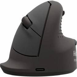 Fellowes Vertical Wireless Mouse Breyta Plus+ Ergonomic Left Handed Vertical Mouse with Antibacterial Protection Medium 