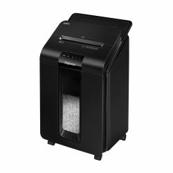 Fellowes Paper Shredder 100 Sheet Auto Feed Mini Cut Shredder AutoMax 100M Shredder 23 Litre Bin Advanced Security P4 