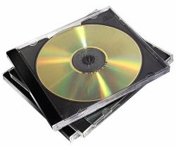 Fellowes 98307 optical disc case Jewel case 2 discs Black, Transparent 
