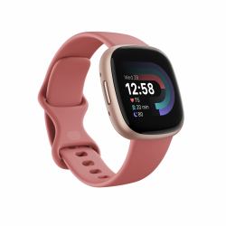 Fitbit Versa 4 Digital Touchscreen Rose GPS [satellite] 