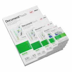 GBC Card Laminating Pouches 67x99mm 2x180 Micron Gloss [50] 