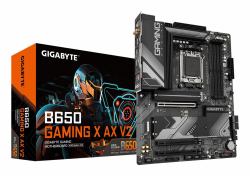 GIGABYTE B650 GAMING X AX V2 Motherboard - AMD Ryzen 9000 Series CPUs, 8+2+2 Phases VRM, up to 8000MHz DDR5 [OC], 1xPCIe 5.0 + 2xPCIe 4.0 M.2, 2.5GbE LAN, WIFI 6E, USB 3.2 Gen 2 