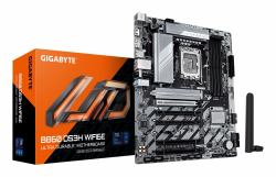 GIGABYTE B860 DS3H WIFI6E Motherboard - Intel Core Ultra Series CPUs, 8+1+2+2 Phases VRM, up to 9066MHz DDR5, 1xPCIe 5.0 + 1xPCIe 4.0 M.2, 2.5GbE LAN, WIFI 6E, USB 3.2 Gen 2x2 