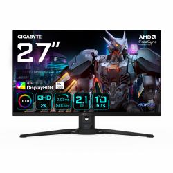 GIGABYTE AORUS FO27Q5P OLED QHD Gaming Monitor - 2560 x 1440, 500Hz, 0.03ms, KVM, 300 cd/m², FreeSync Premium Pro, DisplayHDR True Black 500, DisplayPort 2.1 