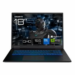 GIGABYTE GAMING A18 Laptop - 18“, 165Hz WUXGA, Intel Core 7 240H, RTX 5070 Ti, 32GB LPDDR5x 5600MHz, 1TB Gen4 SSD, Windows 11 Home, 2 Year Warranty, Dolby Atmos, GAMING A18 PRO DXJG3UKBC4SH 