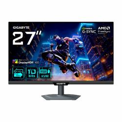 GIGABYTE M27UP 27” 4K UHD Gaming Monitor - Dual Mode [4K 160Hz or FHD 320Hz], 3840 x 2160, 1ms, 350 cd/m², FreeSync Premium, DisplayHDR400, HDMI 2.1, Displayport 1.4 