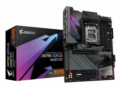 GIGABYTE X870E AORUS MASTER Motherboard - Supports AMD Ryzen 9000 CPUs, 16+2+2 Phases Digital VRM, up to 8600MHz DDR5 [OC], 3xPCIe 5.0 + 1xPCIe 4.0, Wi-Fi 7, 5GbE LAN, USB 4 