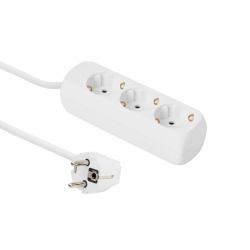 Microconnect GRU0033W power extension 3 m 3 AC outlet[s] Indoor White 