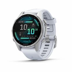 Garmin Fenix 8 3.3 cm [1.3"] AMOLED 43 mm Digital 416 x 416 pixels Touchscreen Silver Wi-Fi GPS [satellite] 