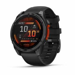 Garmin Fenix 8 3.56 cm [1.4"] AMOLED 47 mm Digital 454 x 454 pixels Touchscreen Black Wi-Fi GPS [satellite] 
