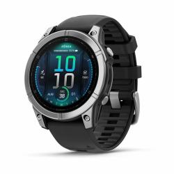 Garmin Fenix E 3.3 cm [1.3"] AMOLED 47 mm Digital 416 x 416 pixels Touchscreen Stainless steel Wi-Fi GPS [satellite] 