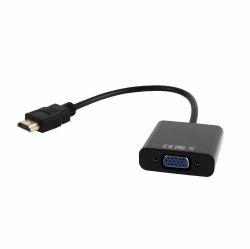 Gembird A-HDMI-VGA-03 video cable adapter 0.15 m HDMI Type A [Standard] VGA [D-Sub] Black 