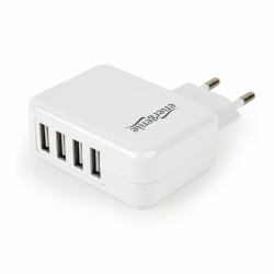 Gembird EnerGenie EG-U4AC-02 mobile device charger Universal White AC Indoor 