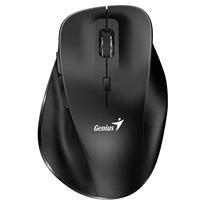 Genius Computer Technology GENIUS Ergo 8230S Easy Ergonomic Wireless Silent Mouse, 2.4 GHz wireless, 6 buttons, Quiet click, less noise, DPI button: 800 / 1200 / 1600 [default] dpi - Black