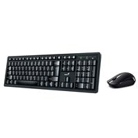 Genius Computer Technology Genius KM-8200 Wireless Smart Keyboard and Mouse Combo Set, Customizable Function Keys, Multimedia, Full Size UK Layout and Optical Sensor Mouse, 1000dpi, designed for Home or Office