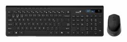 Genius Computer Technology Genius SlimStar 8230 keyboard Mouse included Home/Office RF Wireless + Bluetooth English Black 