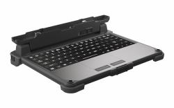 Getac GDKBML mobile device keyboard Spanish Pogo Pin Black, Silver 