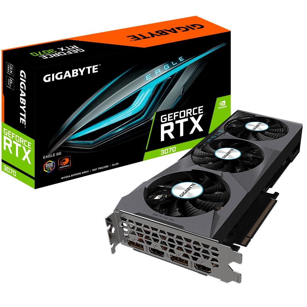Gigabyte Gv N3070eagle 8gd Gigabyte Gv N3070eagle 8gd Graphics Card Nvidia Geforce Rtx 3070 8 Gb Gddr6