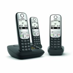 Gigaset A690A Analog/DECT telephone Caller ID Black 