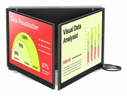 Google Mobile Pixels Trio 3 Portable monitor Black 35.6 cm [14"] LCD 1920 x 1080 pixels 