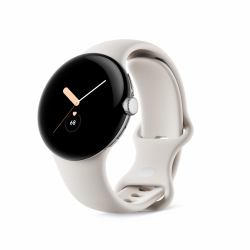 Google Pixel Watch AMOLED 41 mm Digital Silver Wi-Fi GPS [satellite] 