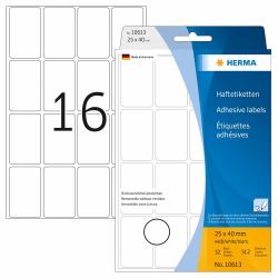 HERMA Multi-purpose labels 25x40 mm white Movables/removable paper matt 512 pcs 