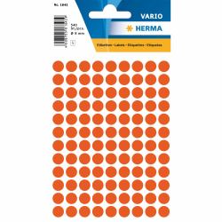 HERMA Multi-purpose labels Ø 8 mm round red paper matt 540 pcs. 