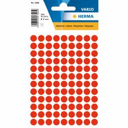 HERMA Multi-purpose labels Ø 8 mm round luminous red paper matt 540 pcs. 