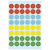 HERMA Multi-purpose labels ø 12 mm colours assorted 240 pcs. self-adhesive label 