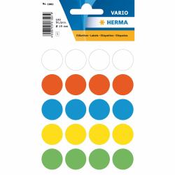 HERMA 1881 self-adhesive label Circle Multicolour 100 pc[s] 