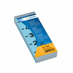 HERMA Number blocks self-adhesive blue 28x56 mm 1-500 