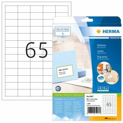 HERMA Labels Premium A4 38.1x21.2 mm white paper matt 1625 pcs. 