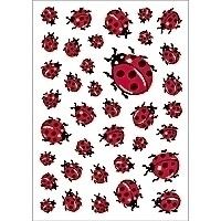 HERMA DECOR stickers ladybirds 3 sheets self-adhesive label 