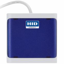 HID Identity OMNIKEY 5022 smart card reader Indoor USB 2.0 Blue 