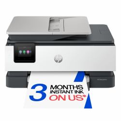 HP OfficeJet Pro 8132e Wireless All-in-One Color Printer, Instant Ink; Two-sided printing 