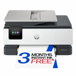 HP OfficeJet Pro 8134e Wireless All-in-One Color Printer, Instant Ink; Two-sided printing 