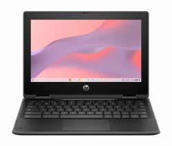 HP Fortis Flip G1i Chromebook Intel® N N150 29.5 cm [11.6"] Touchscreen HD 8 GB LPDDR5x-SDRAM 64 GB eMMC Wi-Fi 6E [802.11ax] ChromeOS Black 