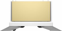 HP Color LaserJet Constellation Yellow Storage Stand 