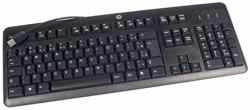 HP 672647-L33 keyboard Office USB QWERTY US International Black 