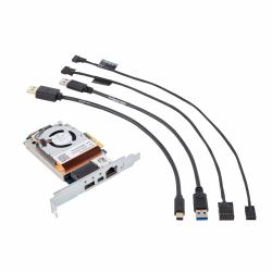 HP Integrated Remote System Controller interface cards/adapter Mini DisplayPort, USB 3.2 Gen 1 [3.1 Gen 1], RJ-45 