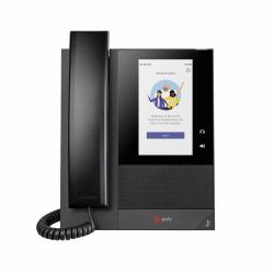 HP Poly CCX 400 Business Media Phone for Microsoft Teams and PoE-enabled 