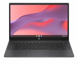 HP Chromebook 14a-nf0002na Intel® N N100 35.6 cm [14"] HD 4 GB LPDDR5-SDRAM 128 GB eUFS Wi-Fi 6E [802.11ax] ChromeOS Silver 