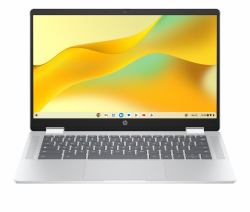 HP Chromebook x360 14b-cd0001na Intel® N N200 35.6 cm [14"] Touchscreen Full HD 8 GB LPDDR5-SDRAM 128 GB eUFS Wi-Fi 6 [802.11ax] ChromeOS Silver 