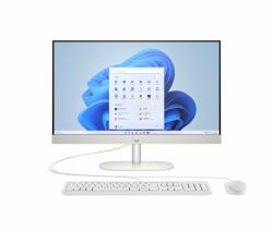 HP All-in-One 24-cr0003na AMD Ryzen™ 5 7520U 60.5 cm [23.8"] 1920 x 1080 pixels All-in-One PC 8 GB LPDDR5-SDRAM 512 GB SSD Windows 11 Home Wi-Fi 6 [802.11ax] White 