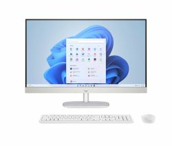 HP All-in-One 27-cr0000na AMD Ryzen™ 7 7730U 68.6 cm [27"] 1920 x 1080 pixels All-in-One PC 16 GB DDR4-SDRAM 512 GB SSD Windows 11 Home Wi-Fi 6 [802.11ax] White 