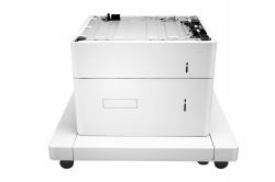 HP LaserJet 1x550-sheet and 2000-sheet HCI Feeder and Stand 